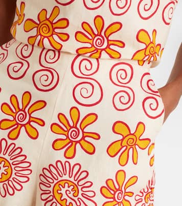 Shorts Bahamas de lino estampados | Cala de la Cruz