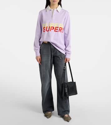 Polo de algodón estampado | JW Anderson