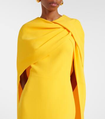 Cocktailkleid Oria Lupine aus Crêpe | Safiyaa