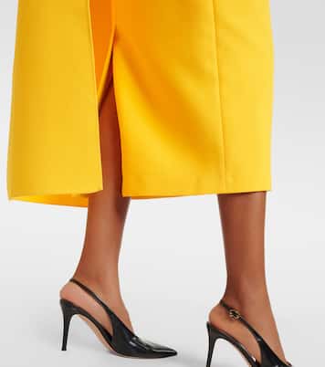 Cocktailkleid Oria Lupine aus Crêpe | Safiyaa