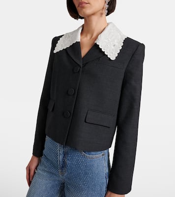 Cropped-Blazer | Self-Portrait