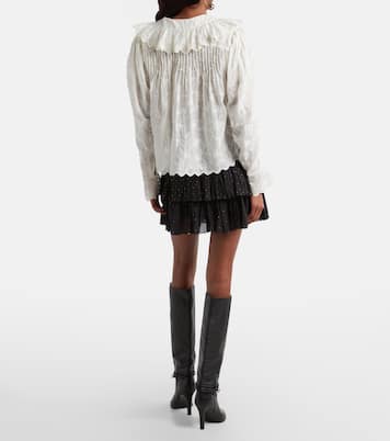 Gonna midi in cotone a pois | Marant Etoile