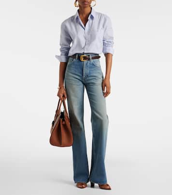 Pantoletten Franciane 75 aus Leder | Saint Laurent