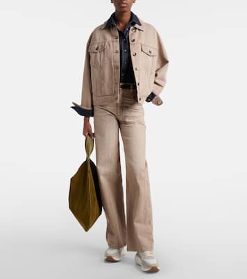 Sneakers H696 in suede e pelle con plateau | Hogan