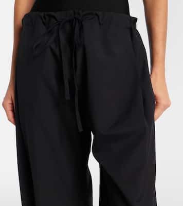 Rohen virgin wool wide-leg pants | Khaite