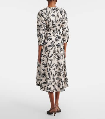 Camino printed cotton wrap dress | Max Mara