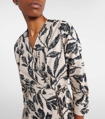 Camino printed cotton wrap dress | Max Mara