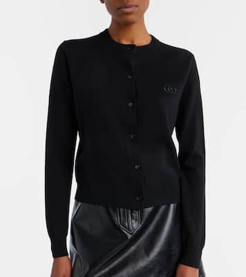 Double G wool cardigan | Gucci