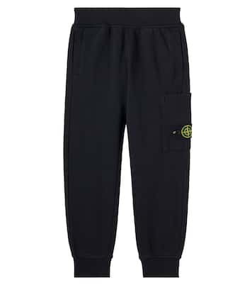 Compass cotton jersey sweatpants | Stone Island Junior