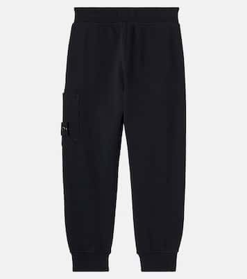 Compass cotton jersey sweatpants | Stone Island Junior