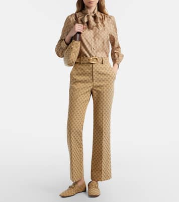 Horsebit GG Canvas loafers | Gucci