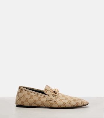 Horsebit GG Canvas loafers | Gucci