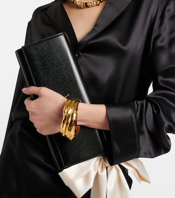 سوار عريض بحجم بارز | Saint Laurent