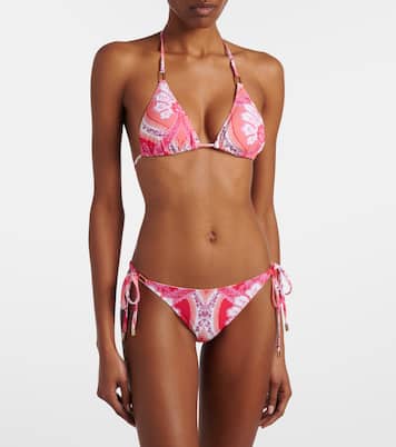 Cancun printed bikini bottoms | Melissa Odabash