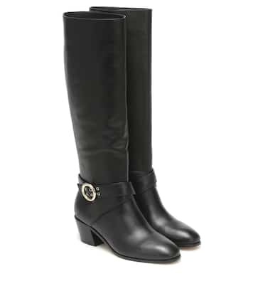 Botas altas Beca 45 de piel | Jimmy Choo