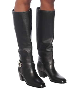 Botas altas Beca 45 de piel | Jimmy Choo