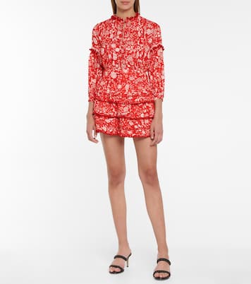 Bibi floral miniskirt | Poupette St Barth