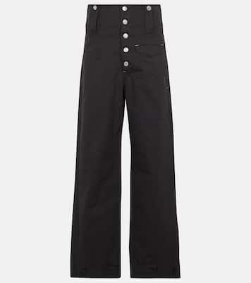 Pantalon Darlena à taille haute en coton | Isabel Marant