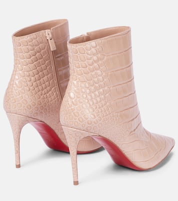 Botines de piel efecto cocodrilo | Christian Louboutin