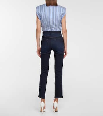 Le Sylvie jeans high-rise slim jeans | Frame