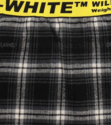 Minirock aus Flanell | Off-White Kids