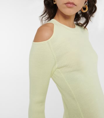 Cutout virgin wool midi dress | Stella McCartney
