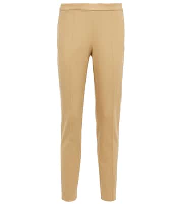 Mirel mid-rise cotton slim pants | Loro Piana