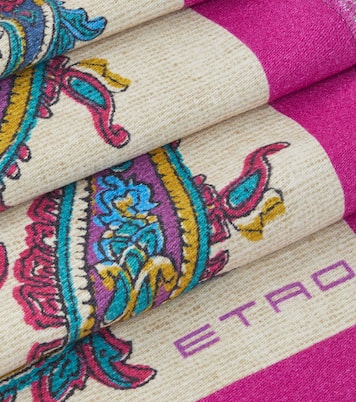 Paisley virgin wool throw | Etro