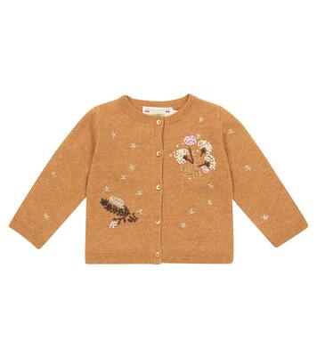 Baby - Cardigan Tenie in lana con ricami | Bonpoint