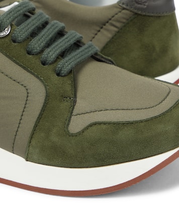 My Wind suede-trimmed sneakers | Loro Piana Kids