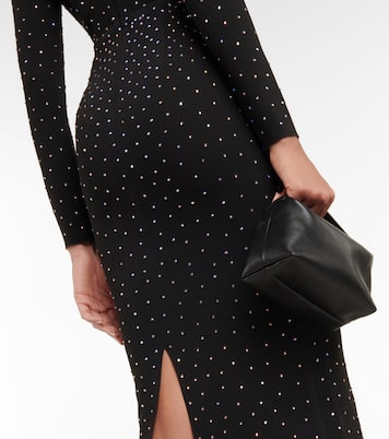 Vestido midi Tiernan de crepé adornado | Alex Perry