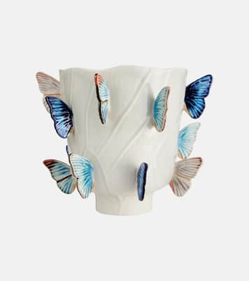 By Claudia Schiffer Cloudy Butterflies Large vase | Bordallo Pinheiro