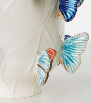 By Claudia Schiffer Cloudy Butterflies Large vase | Bordallo Pinheiro