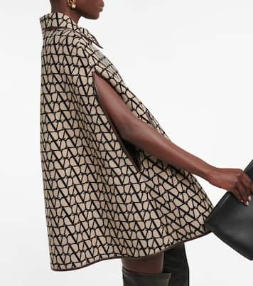 Mantella Toile Iconographe con pelle | Valentino
