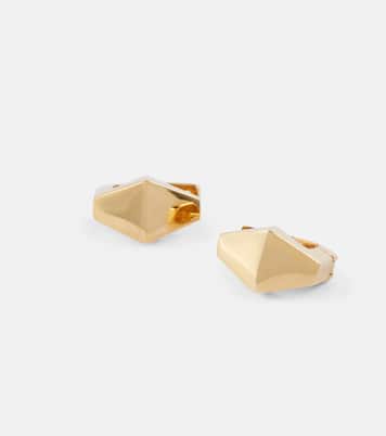 Deco Rombo Mini 9kt gold earrings | Aliita