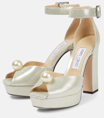 Socorie suede platform sandals | Jimmy Choo