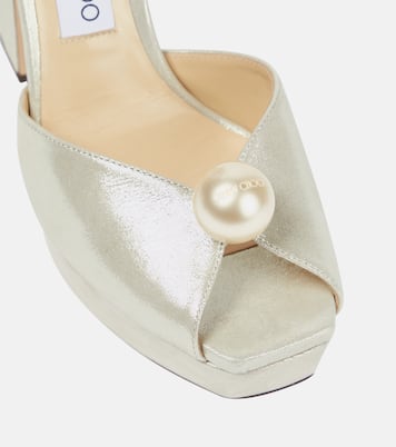 Socorie suede platform sandals | Jimmy Choo
