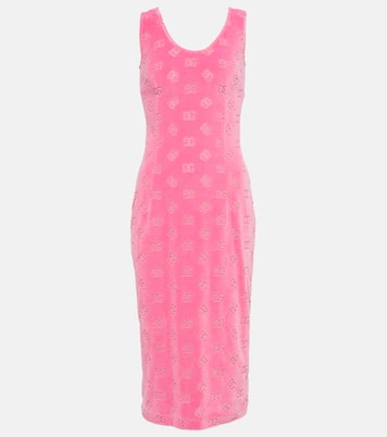 Midikleid DG aus Baumwoll-Jersey | Dolce&Gabbana