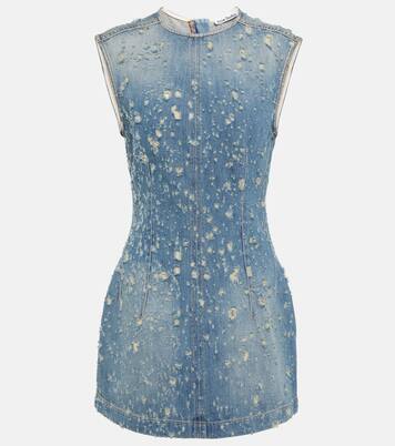 Distressed denim minidress | Acne Studios