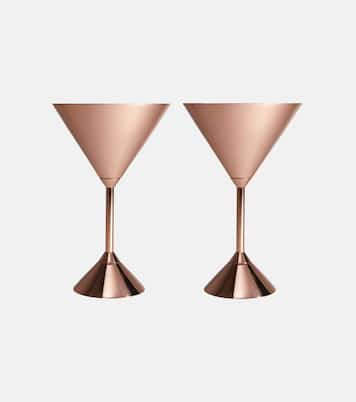 Plum set of 2 martini glasses | Tom Dixon