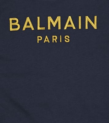 Camiseta de algodón con logo | Balmain Kids