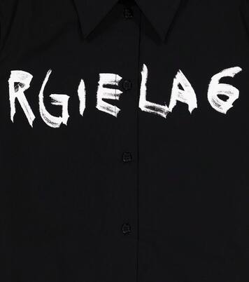 Hemd aus Baumwollpopeline | MM6 Maison Margiela Kids