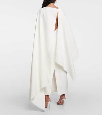 Bridal - Abito lungo Demetria a mantella | Roksanda