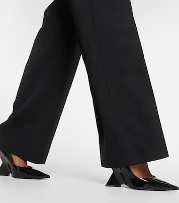 Pantaloni regular in lana con cut-out | Dion Lee