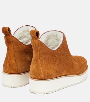 Ankle Boots Harry aus Veloursleder | Gabriela Hearst