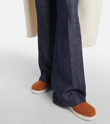 Ankle Boots Harry aus Veloursleder | Gabriela Hearst