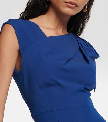 Wool and silk midi dress | Roland Mouret