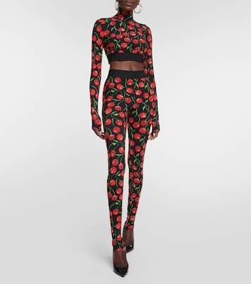 Bedrucktes Cropped-Top | Dolce&Gabbana
