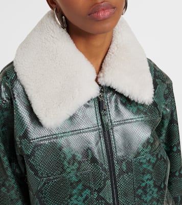 Urban Jungle snake-print leather jacket | Dorothee Schumacher