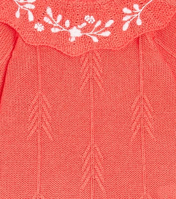 Baby embroidered wool-blend dress | Tartine et Chocolat
